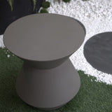 ZNTS Decorative Garden Conner Table,18.1" H Modern Heavy Duty Patio Sturdy Faux Terrazzo Accent Table W2734P194115