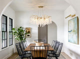 8-Light Chandelier Grape Crystal Ceiling Lamp, 8-Lights Modern Farmhouse Ceiling Ceiling Hanging W5008P466526