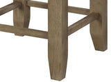 Charnell Gray Synthetic Leather & Oak Finish Counter Height Stool B2726P338681