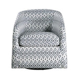 Modern Living Room Furniture 1pc Beautiful Swivel Chair Cushion Seat Fully Upholstered Solid Wood B011P256604