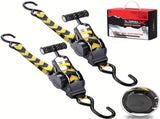 (Genuine) Telescopic Ratchet Rope (Set of 2) -1 inch X 119 inches (1155 pounds breaking strength) 34821292