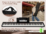 88-Key Velocity-Sensitive Digital Piano, 124.4624.136.35 cm French DREAM Audio Source Keyboard 00753619