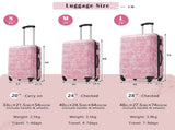Hardshell Luggage Sets 3 pcs Spinner Suitcase with TSA Lock Lightweight-20"24"28" Luggages 26724280