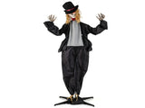 7.2ft Life-Size Animated Halloween Groom Prop - Formal Suit, Sound-Activated 47204908