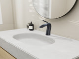 Matte Black Single Handle Lavatory Basin Sink Faucet W1217P214964