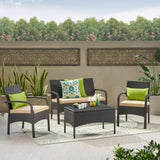 CORDOBA KD WICKER 4 PC CHAT SET 57458.00