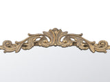 24" x 36" Gold Arch Mirror, Baroque Inspired Wall Decor for Bathroom Bedroom Living Room W2078123418