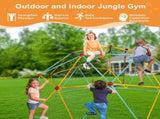 10FT Climbing Dome for Kids Jungle Gym Apply To Park Dome Climber With Swing Playground 90170706