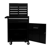 ZNTS Rolling Tool Chest, 5-Drawer Tool Box Organizer w/Lockable Wheels Sliding Drawers Detachable Top W110265907