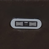 Contemporary Recliner Console Loveseat - Coffee or Wine Color Options - Power Reclining, B081109560