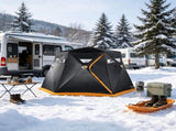 4 Person Insulated Pop-Up Ice Fishing Shelter 360-Degree View 69100558