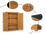 87*46.5*160cm Black Single Slope Top Fir Garden Storage Box Storage Room Yellow 40647459