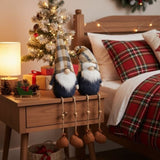3PCS Set Christmas Gnomes Decorations 4.3x4.3x20.1in Harvest & Thanksgiving Home Table Ornaments, 92599731