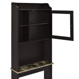 Modern Over The Toilet Space Saver Organization Wood Storage Cabinet for Home, Bathroom - Espresso W40914888