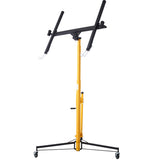 ZNTS Drywall Lift Panel 11' Lift Drywall Panel Hoist Jack Lifter, BLACK+YELLOW W465121420