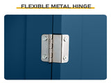 2-Drawer 2-Cabinet-Door Vertical-Grain MDF Painted Bathroom Cabinet 23.62*11.81*43.31in Blue 76060550