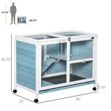 ZNTS Pet cage /Wood Rabbit Hutch （Prohibited by WalMart） 78361989