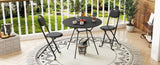 2pcs Folding Stool with Back, Cushioned Padded Folding Stool, Portable Folding Chairs for Outdoor W2580P314330