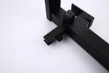Freestanding Bathtub Faucet Tub Filler Matte Black Floor Mount Bathroom Faucets Singlele with W928P264509