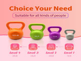 Kettlebell, Strength Training Kettlebells Weight for Women, Vinyl Coated Kettle Bell for Home Gym 36685825