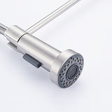 Commercial Kitchen Faucet with Pull Down Sprayer, Single Handle Single Lever Kitchen Sink Faucet W1932P172328