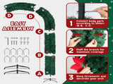 240*40*265cm PVC Christmas Arch 92926836