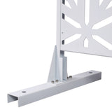 Outdoor & Indoor Privacy Metal Privacy 76" H48" W, Freestanding Decorative Privacy W465P193266