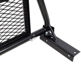 Pickup Truck Headache Rack,Adjustable Steel Truck Back Rack Mesh Window Protector Head Frame W465P262031