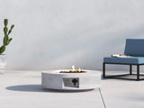 11" H x 30" W Fiber Reinforced Concrete Propane Gas Outdoor Fire Pit Table with Lid B120P198393