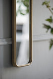 ZNTS 47" x 8" Full Length Mirror with Antique Gold Metal Frame, Long Mirror for Hallway Living Room W2078124332