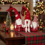 4PCS Set 21.3" Tall Christmas Gnome Family Red Halloween Decorations Harvest Festival Autumn Indoor 99591548