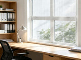 58.27 x 39.17" Magnetic Window Screen, White Frame with Black Magnetic Strip & Wind Clips, 14523479