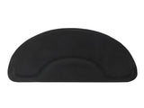 3x 4.5x 1/2" Beauty Salon Semicircle Anti-fatigue Salon Mat Black 42550201