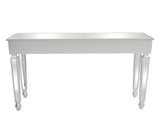 3-Drawer Mirrored Modern Style Dressing Table Entryway Table 41.73*14.96*29.92in Silver 90756593