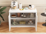 Coffee Bar,Kitchen Storage Cabinet with Double Doors,29" Kitchen Storage Cabinet with Double 07342383
