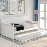 Twin Size Wood Daybed with Twin Size Trundle WF295566AAK