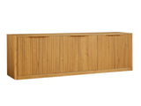 67-inch modern wavy sideboard, curved contour design storage cabinet, 6-door cabinet with storage W1162P339092