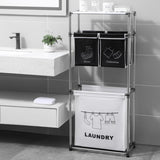 Laundry Hamper 3 Tier Laundry Sorter with 4 Removable Bags for Organizing Clothes, Laundry, Lights, 71355225