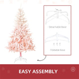 5 foot pink artificial Christmas tree 58389749
