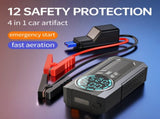 Four in one portable emergency car starter car emergency starting power, air pump, portable battery 07182072
