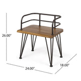 ZION INDUSTRIAL WOOD AND METAL CHAIR 60391.00
