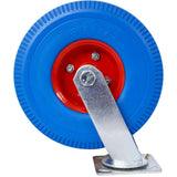 4PCS 10IN CASTER FLAT FREE WHELL, X-Large Flat Free Casters , Swivel Plate, W465130454
