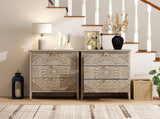 Single 3 Drawer Cabinet, American Furniture, Suitable for Bedroom, Living Room, Study W688P143785