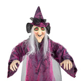 71in Life Size Hanging Witch Talking Halloween Everyday Decoration 98890784