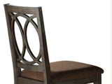 Jameson Brown Fabric & Espresso Finish Side Chair B2726P272385