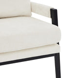 Kelly Mid-Century Modern Chenille Upholstered Accent Armchair T2574P240952