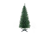 Green 6' Slim Artificial Pencil Christmas Tree with 390 Realistic Branch Tips & Plastic 83850572