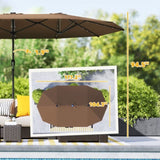 Outdoor beach umbrella/Double-Sided Sun Umbrella 40643178