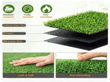 8 x 5 ft Green PP Artificial Turf Roll , Weather & Fade Resistant Low Grass Carpet for 75307819