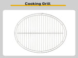 Campfire Tripod Grill, Adjustable Height BBQ Grill Grate with Fire Bowl for Outdoor Camping BBQ, 31851338
